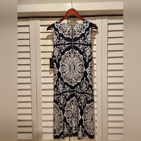 INC Navy summer dress - Picture 2 of 7